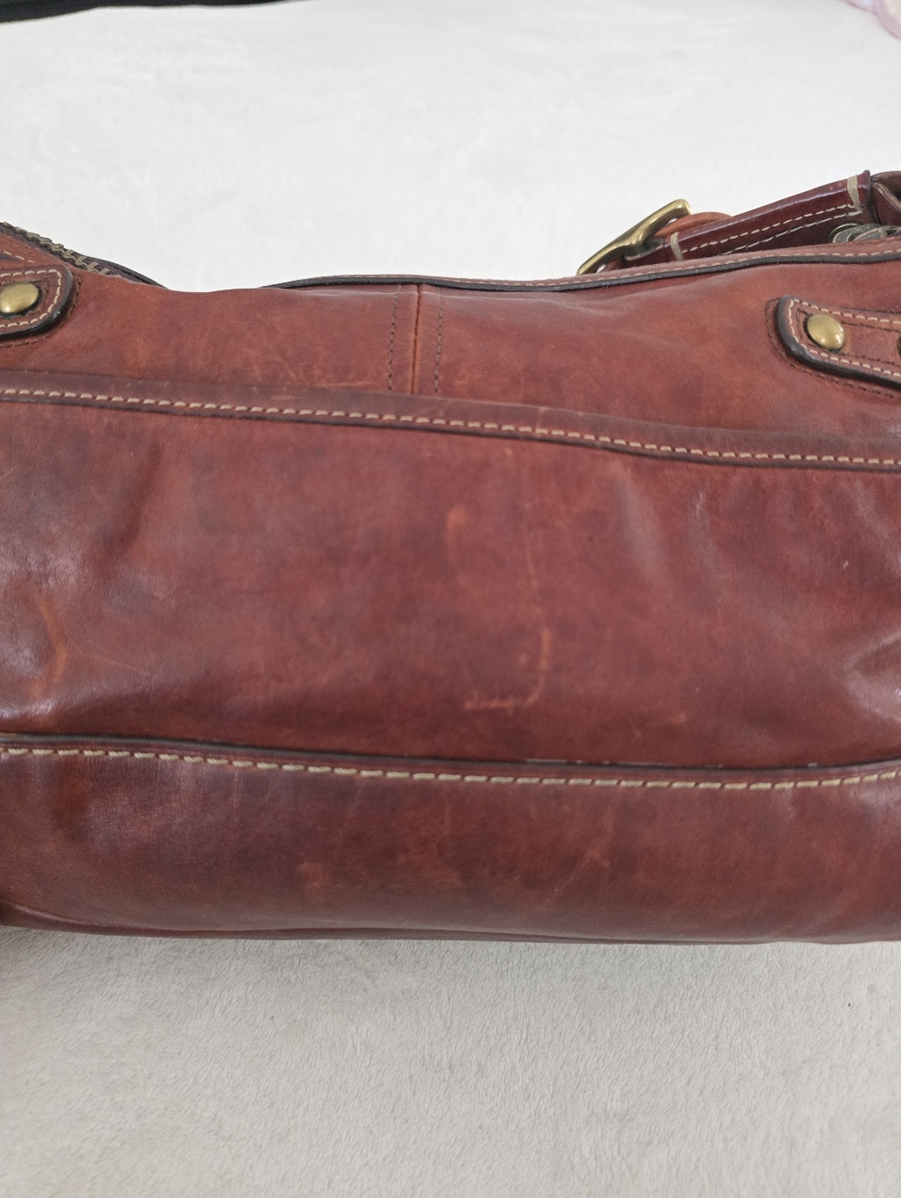 Vintage COACH Legacy 65th Turnlock Leather Shoulder Bag Brown 11127 Y2K - Picture 8 of 16
